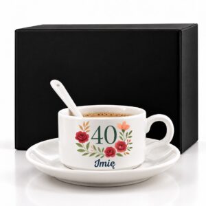 1 filizanka personalizowana biaa z imieniem na 40 urodziny rozbudowany 2 filb0169