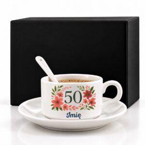 1 filizanka personalizowana biaa z imieniem na 50 urodziny rozbudowany 2 filb0171