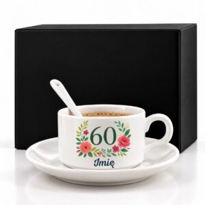 1 filizanka personalizowana biaa z imieniem na 60 urodziny rozbudowany 1 filb0173