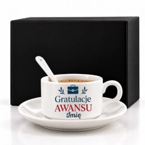 1 filizanka personalizowana biaa z imieniem na awans rozbudowany 1 filb0180