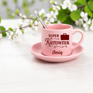 3 filizanka rozowa z yzeczka i talerzykiem personalizowana dla kierownika profesjonalny 1 filr0047
