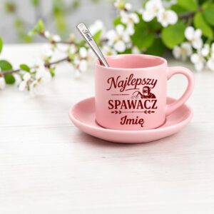 3 filizanka rozowa z yzeczka i talerzykiem personalizowana dla spawacza rozbudowany 1 filr0101