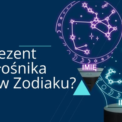 Jaki prezent dla miłośnika Znaków Zodiaków? - Sprawdź personalizowane lampki nocne LED z imieniem!