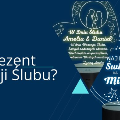 Jaki prezent z Okazji Ślubu? - Sprawdź personalizowane lampki nocne LED z imieniem!